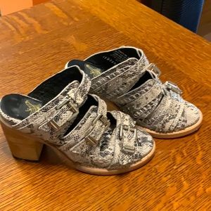 Freebird buckled open toed sandals